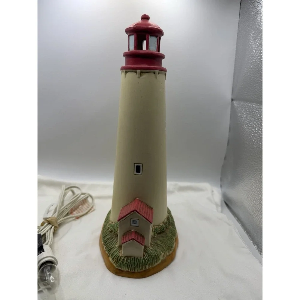 Lefton Lighthouse Cape May Point Light Figurine 1993